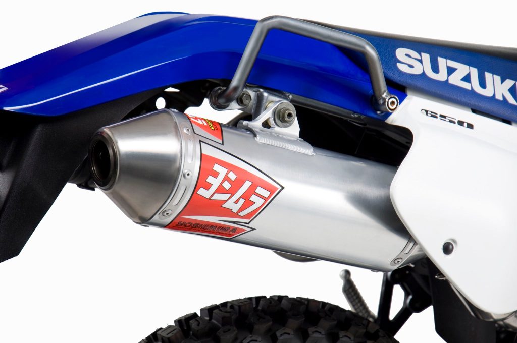 DR650 96-26 RS-2 Stainless Slip-On Exhaust, w/ Aluminum Muffler · Frontal