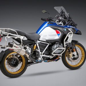 R1200GS/R1250GS 13-22 R-77 Stainless Slip-On Exhaust, w/ Stainless Muffler
