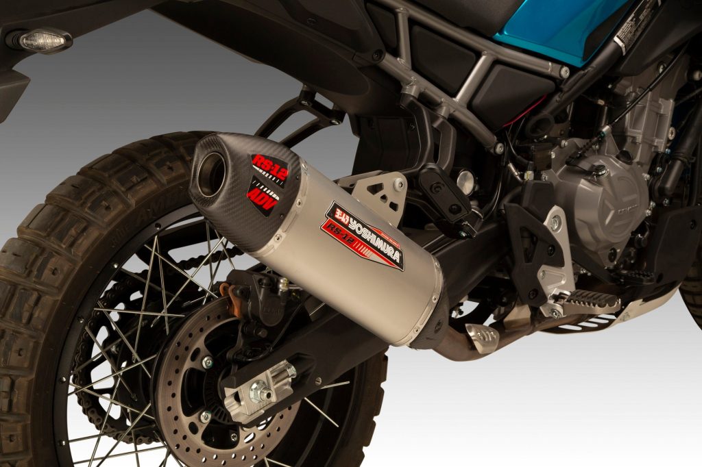 IBEX / MT 450 25-26 RS-12 ADV Stainless Slip-On Exhaust w/ Stainless Muffler · Trasera