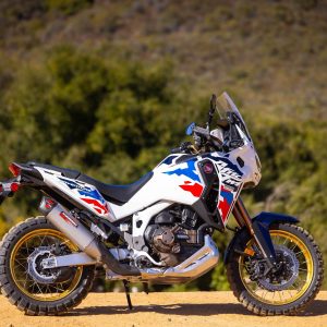 Africa Twin 20-26 RS-12 Stainless Slip-On Exhaust, w/ Stainless Muffler
