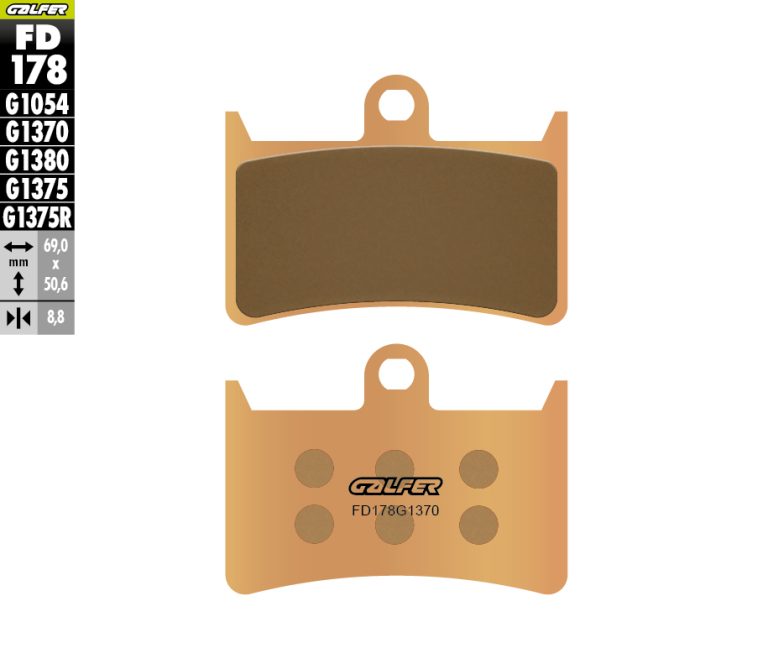 SINTER STREET BRAKE PADS
