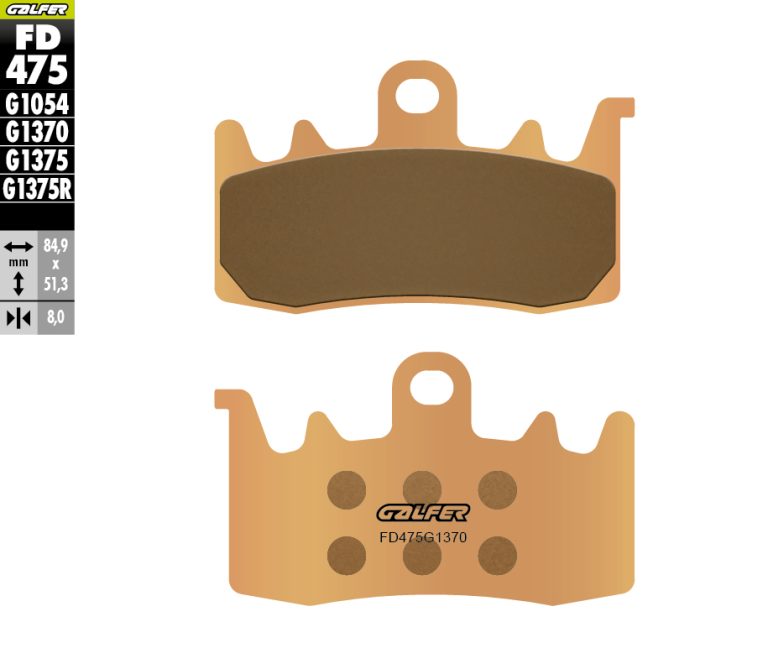 SINTER STREET BRAKE PADS