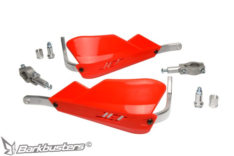 JET Handguard – Two Point Mount (Straight 22mm) – Red