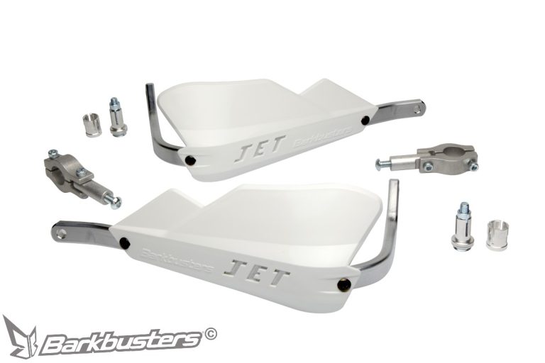 JET Handguard – Two Point Mount (Straight 22mm) – White