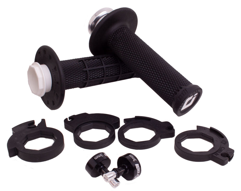 MICRO-X HALF-WAFFLE V2 LOCK-ON GRIP SET · Frontal