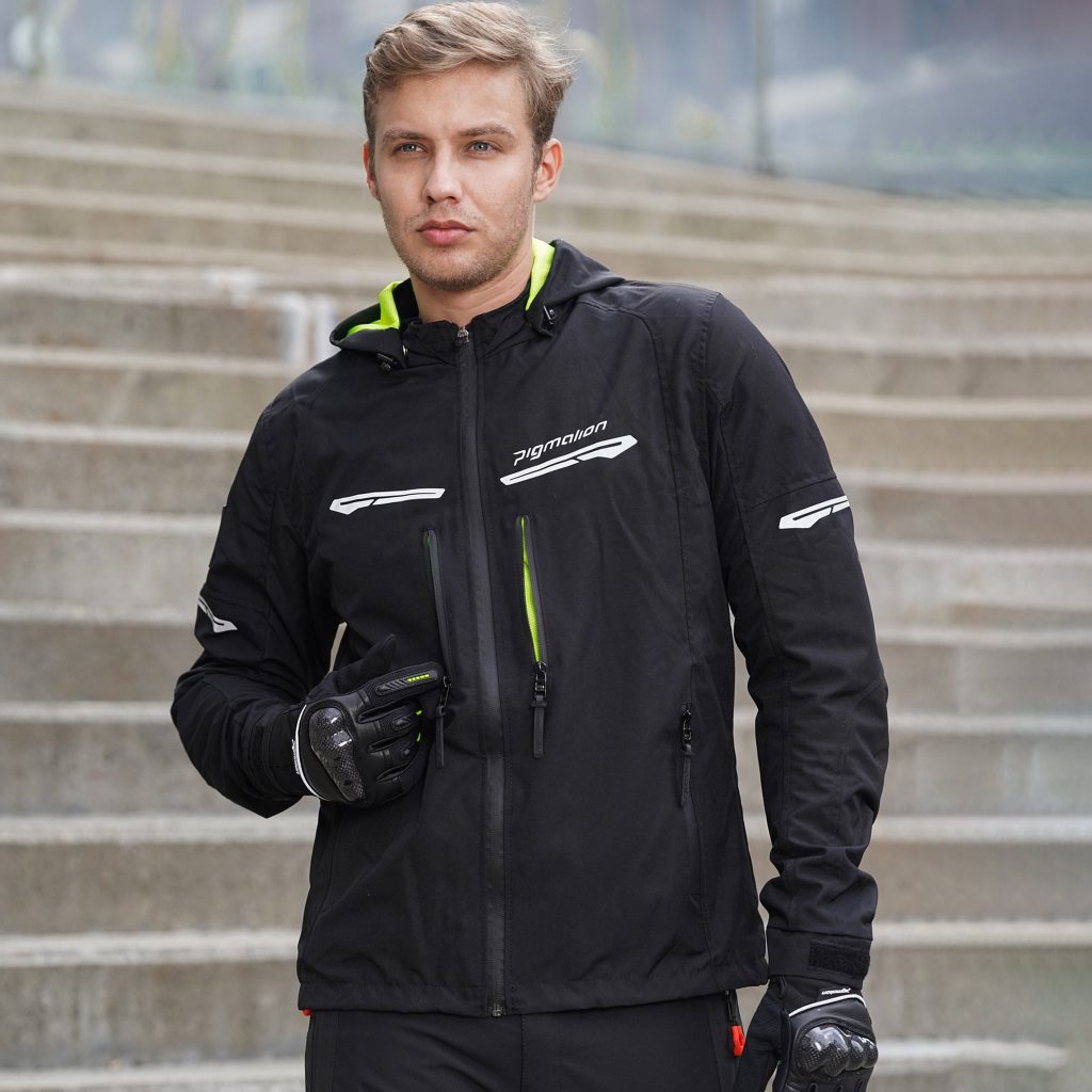 Chaqueta Moto Fenix Black · Lateral