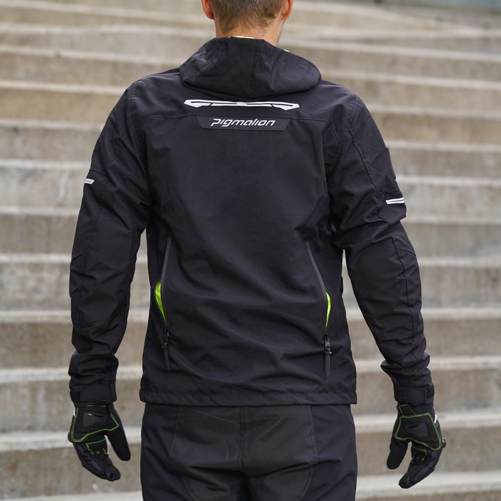 Chaqueta Moto Fenix Black · Frontal