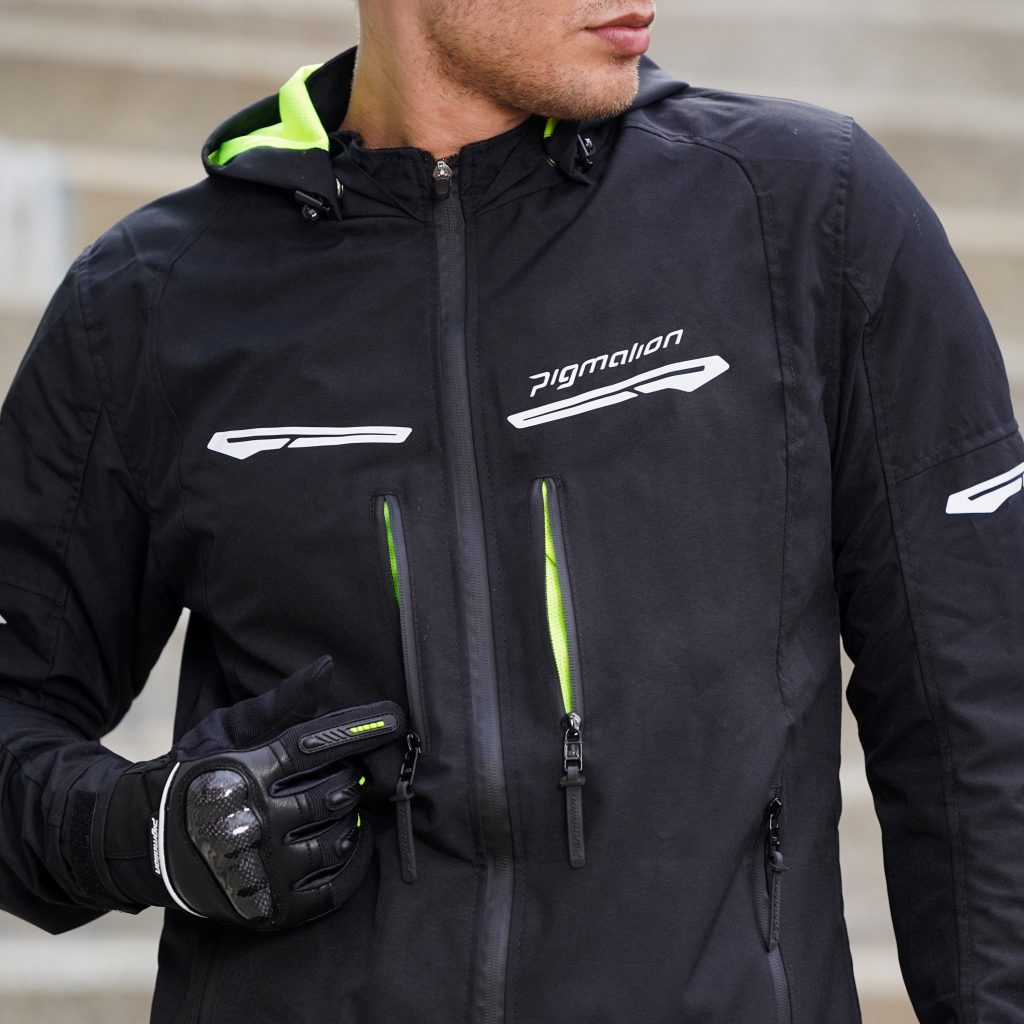 Chaqueta Moto Fenix Black · Trasera
