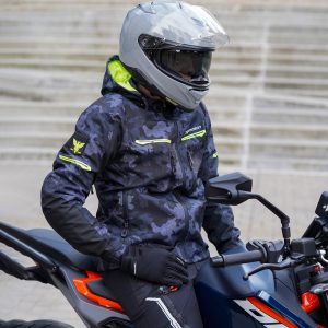 Chaqueta Moto Fenix Camo Gris