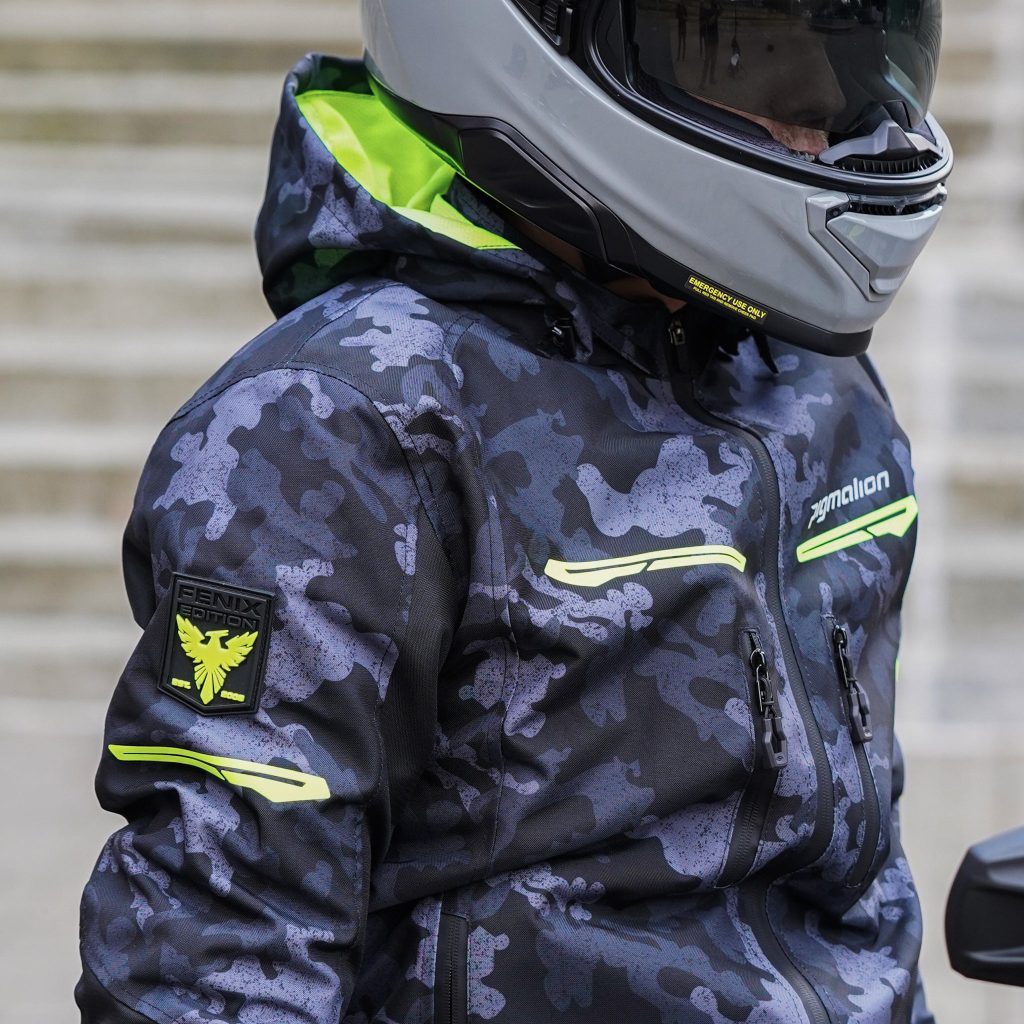 Chaqueta Moto Fenix Camo Gris · Motor