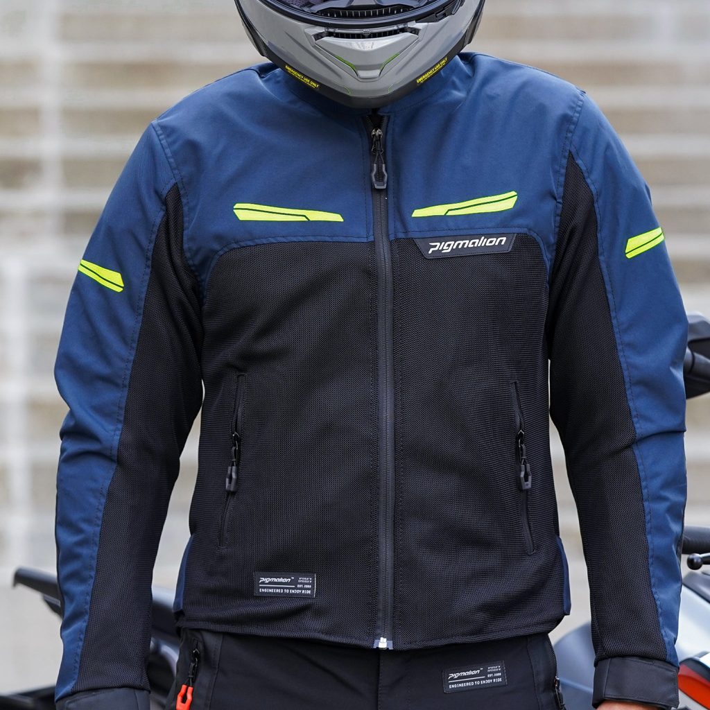 Chaqueta Moto Genesis Pro Verano Azul · Frontal