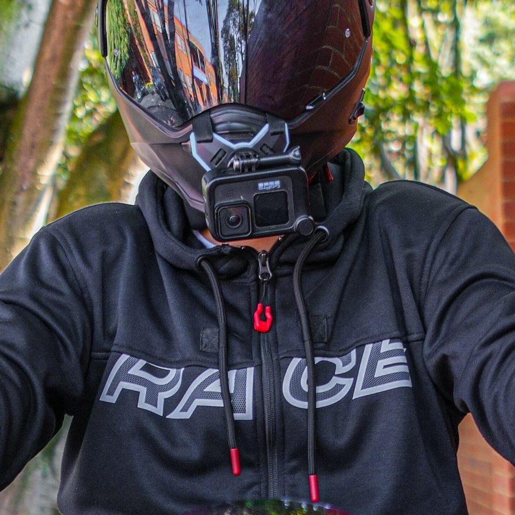 Chompa Para Moto Protección Race · Trasera