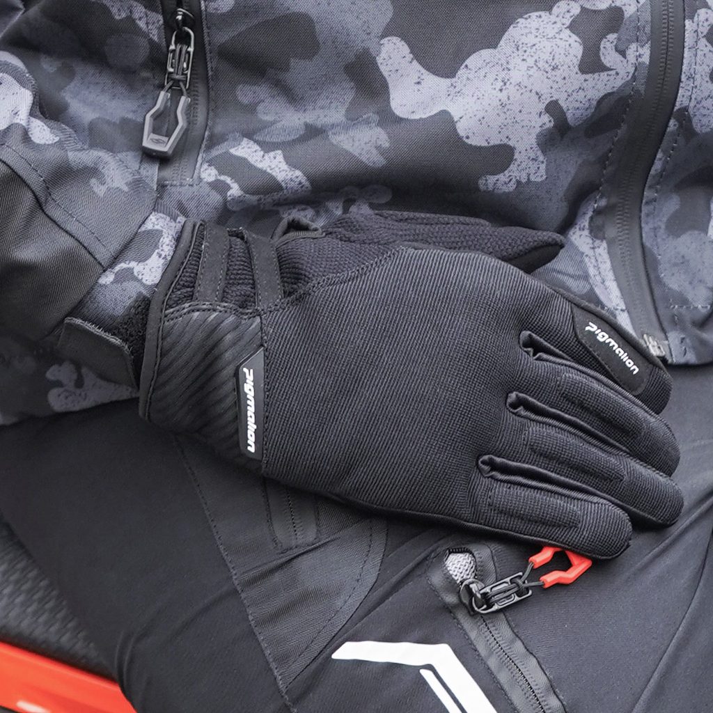 Guantes Moto Protección Ares · Frontal