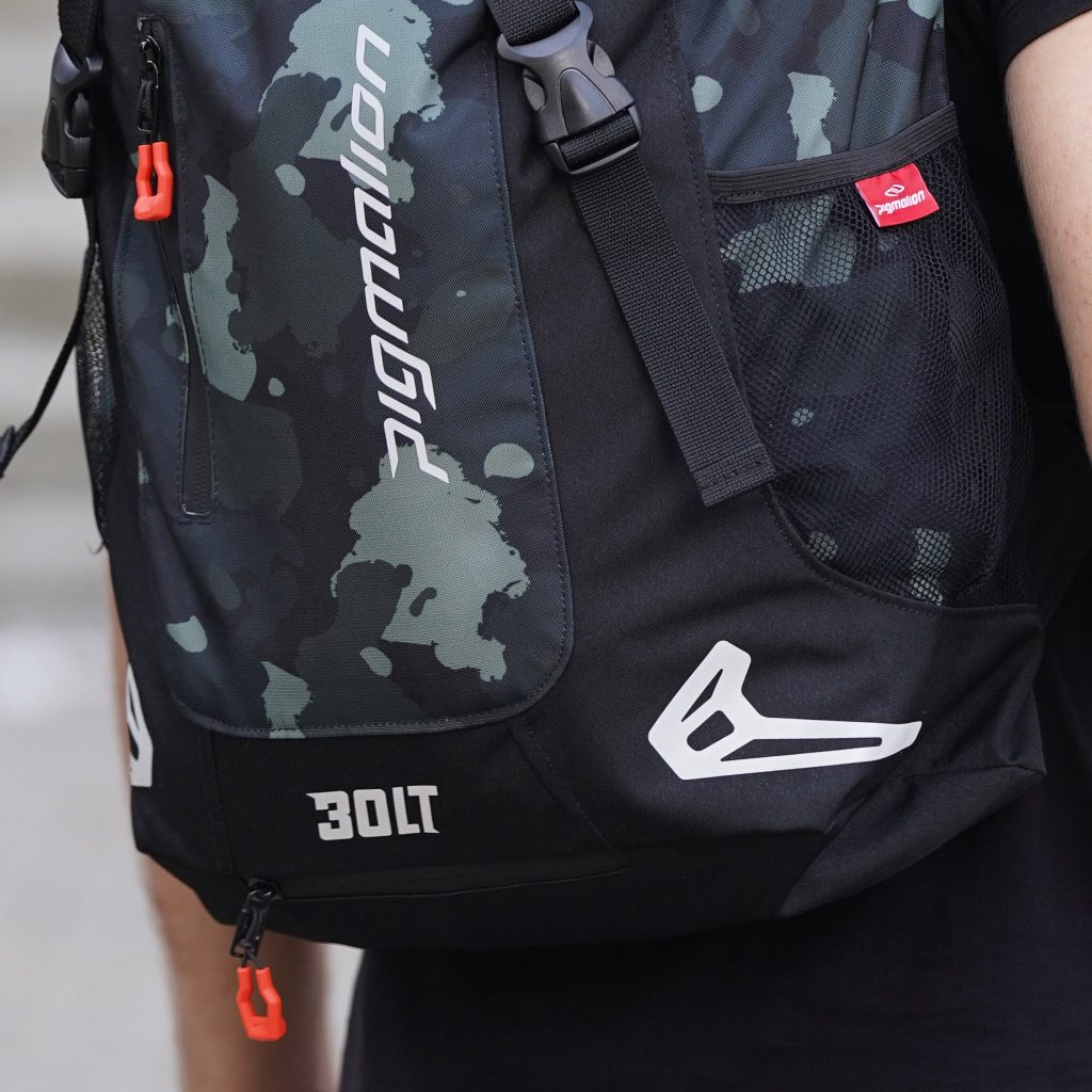 Motomorral Impermeable Camo Verde · Frontal