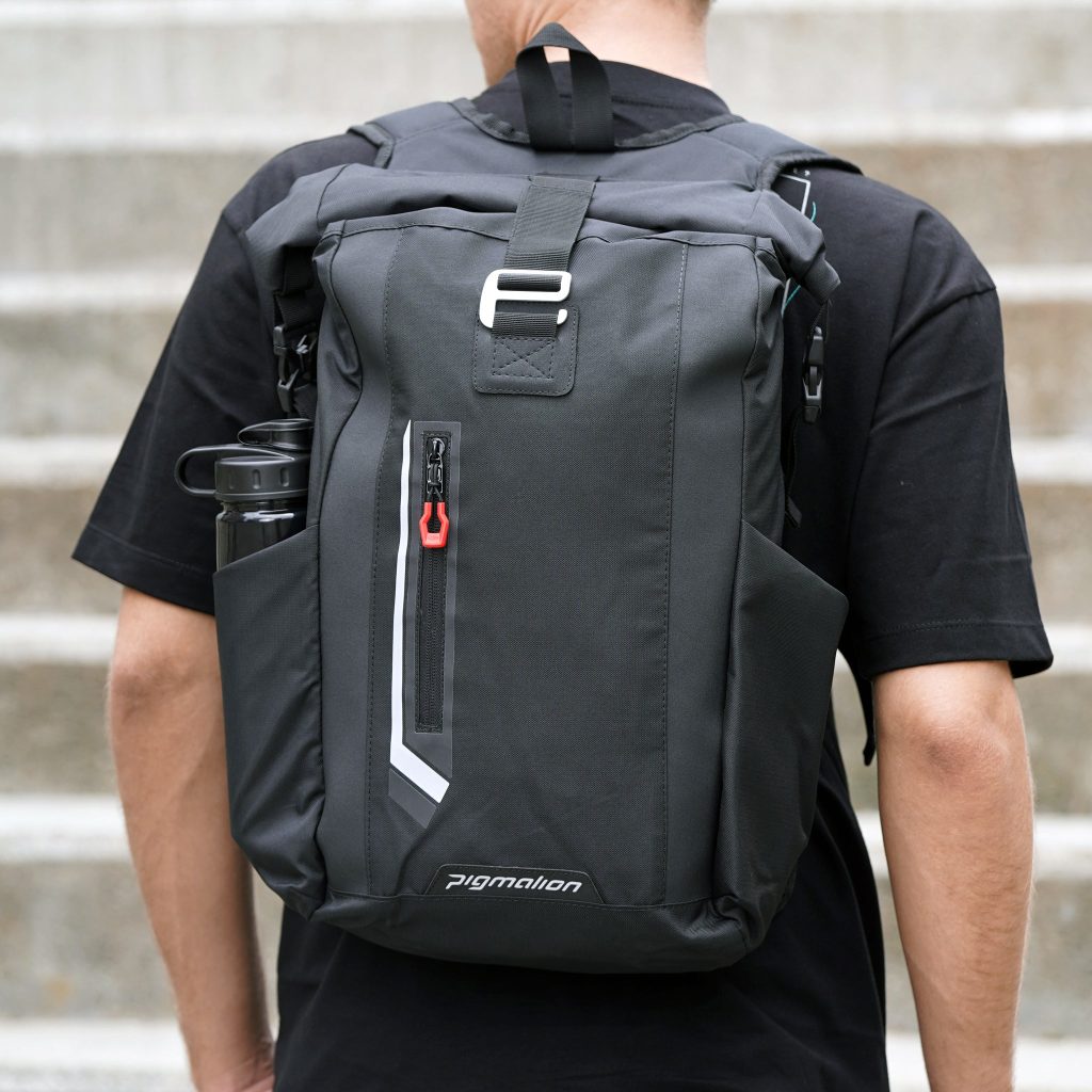 Motomorral Impermeable Minimal Negro · Lateral